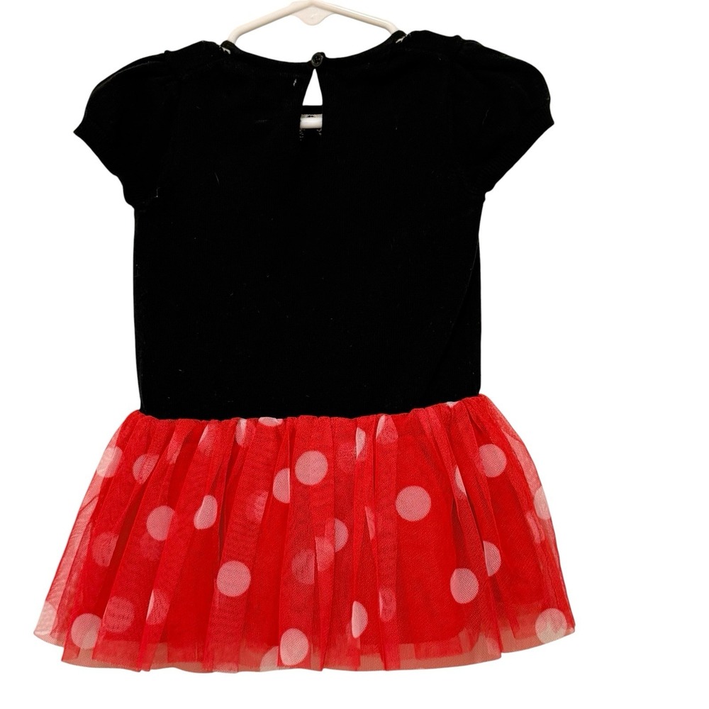Disney Minnie Mouse Polka Dot Tulle Dress 6-12 Mths Whimsical Halloween Costume - Picture 2 of 6